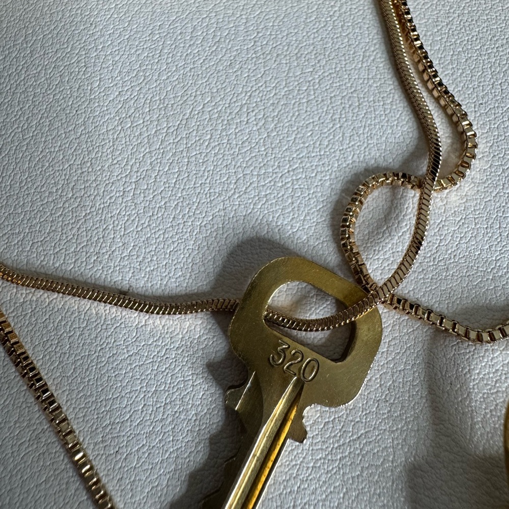 Louis Vuitton Gold Lock Pendant - Picture 2 of 5